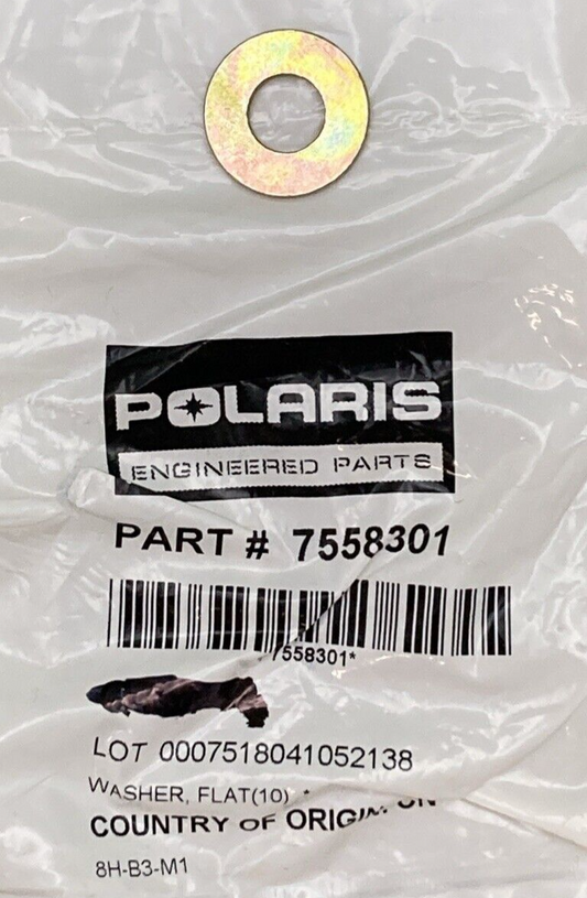 QTY 4 NEW GENUINE POLARIS 7558301 WASHER FLAT
