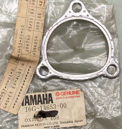 NEW GENUINE YAMAHA 16G-14653-00 Gasket Exhaust 4