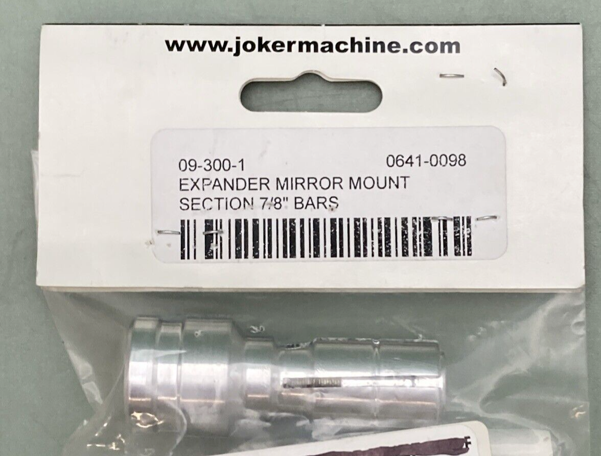 NEW GENUINE JOKER MACHINE 0641-0098 Mirror Mount 7/8" BAR