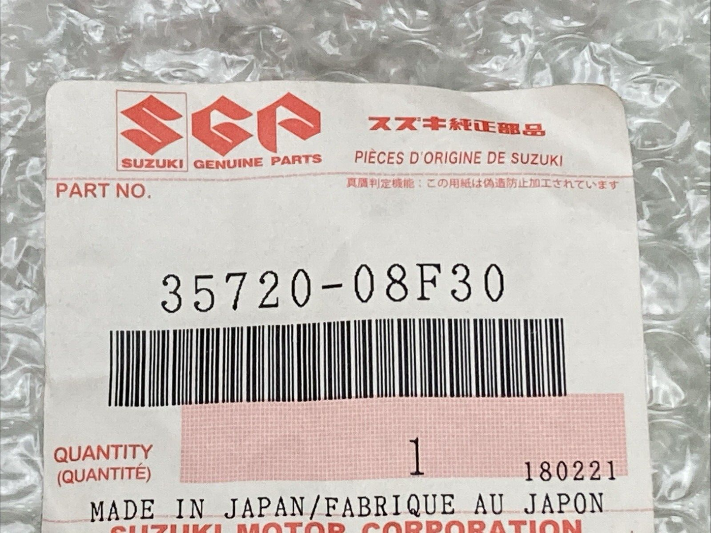 NEW GENUINE SUZUKI 35720-08F30 Lamp Unit