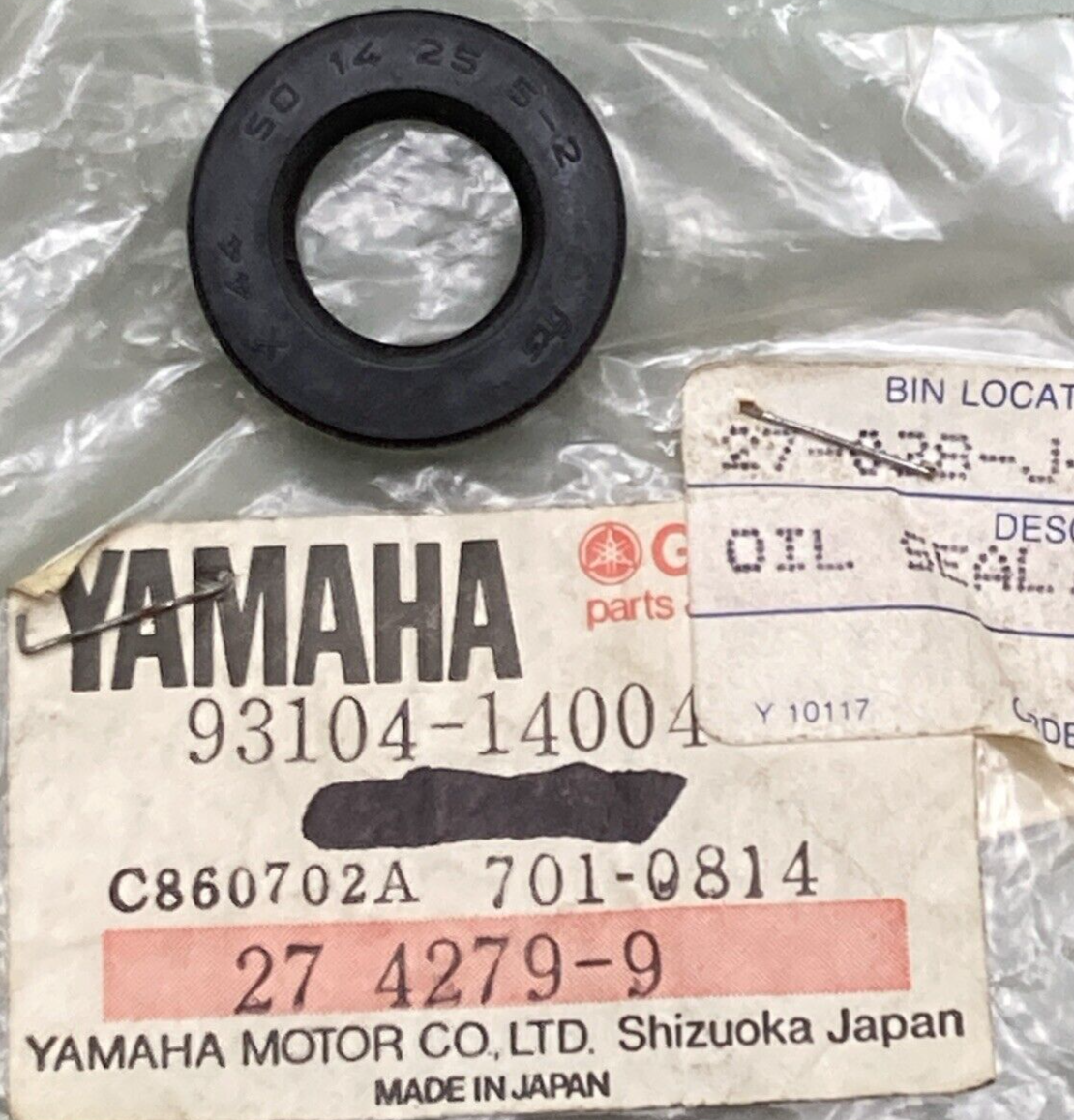 NEW GENUINE YAMAHA 93104-14004 Oil Seal So-Type