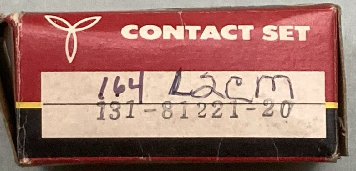 NEW GENUINE DAIICHI 131-81221-20 CONTACT SET