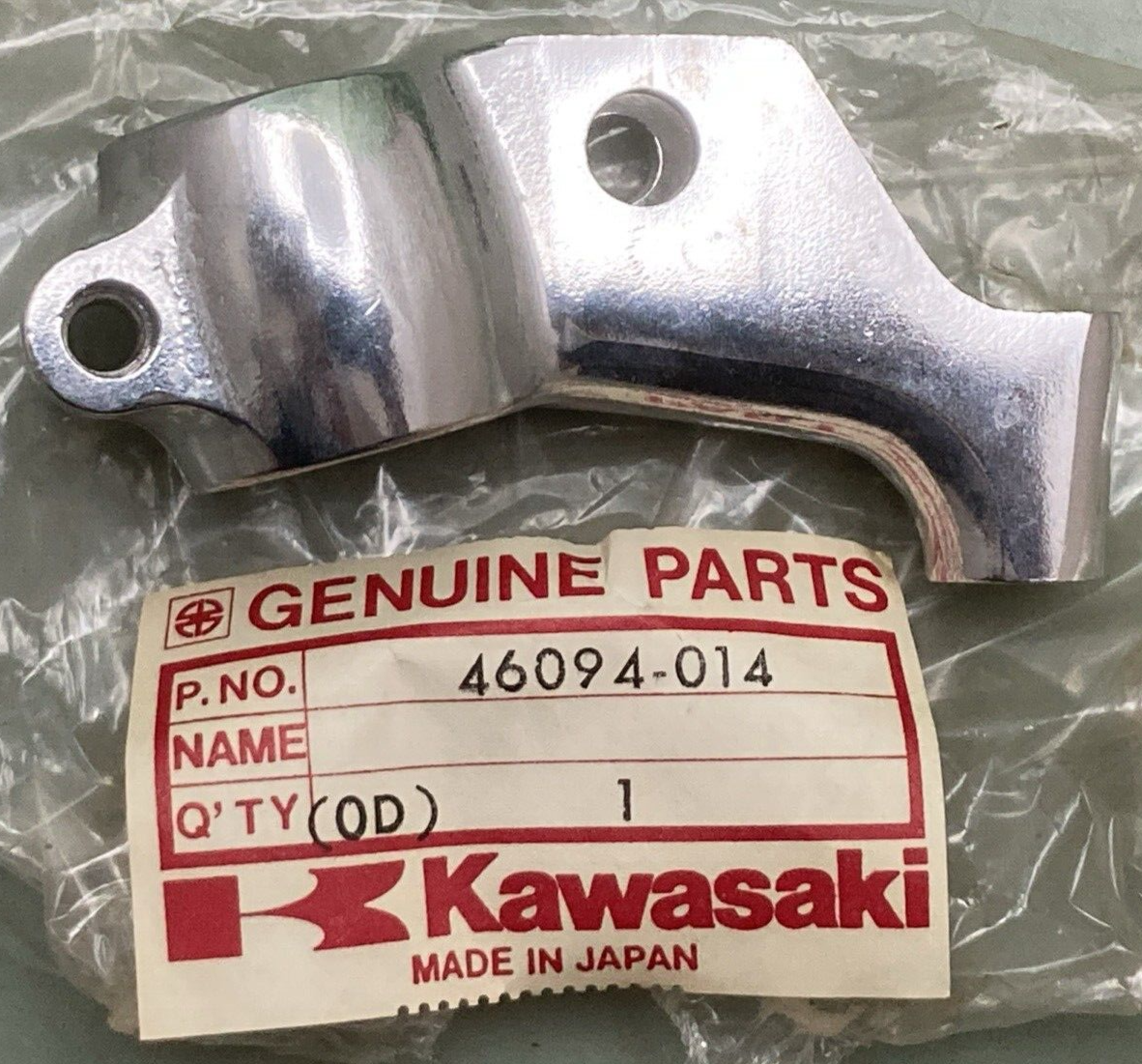 NEW GENUINE KAWASAKI 46094-014 HOLDER CLUTCH LEVER CHROME