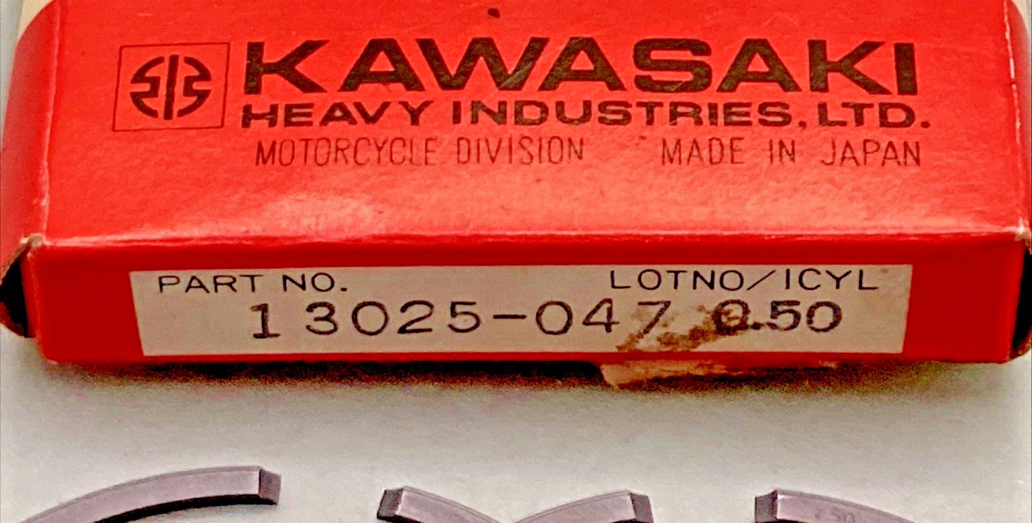 NEW GENUINE KAWASAKI 13025-047 PISTON Ring Set 0.50