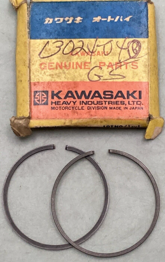 NEW GENUINE KAWASAKI 13024-043 PISTON Ring Set 1.00