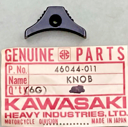 QTY 2 NEW GENUINE KAWASAKI 46044-011 KNOB LEFT SWITCH