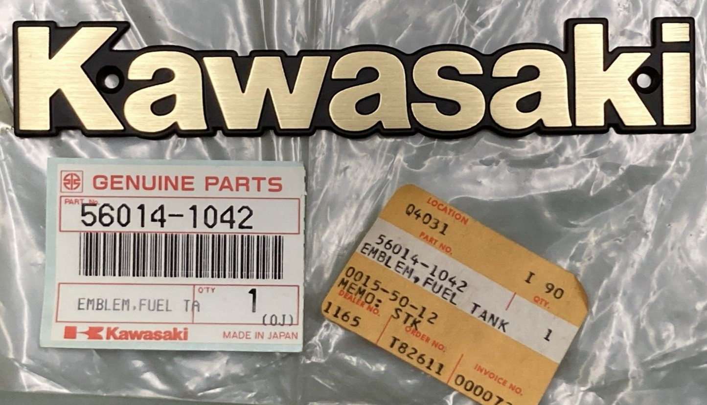 NEW GENUINE KAWASAKI 56014-1042 EMBLEM FUEL TANK