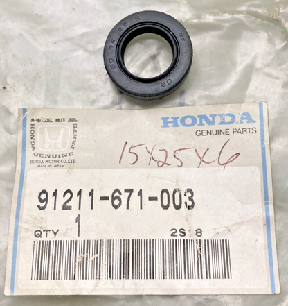 NEW GENUINE HONDA 91211-671-003 OIL SEAL
