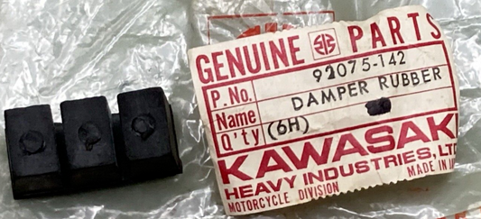 NEW GENUINE KAWASAKI 92075-142 DAMPER RUBBER CYLINDER