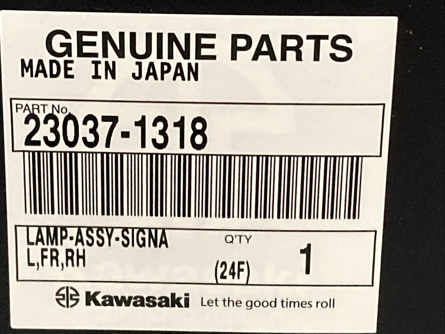 NEW GENUINE KAWASAKI 23037-1318 LAMP-ASSY-SIGNAL,FR,RH