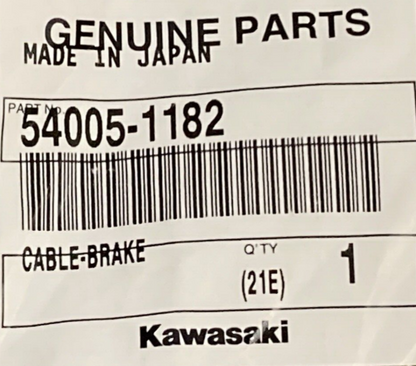 NEW GENUINE KAWASAKI 54005-1182 Cable - Brake