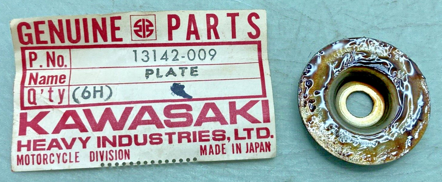QTY 2 NEW GENUINE KAWASAKI 13142-009 PLATE