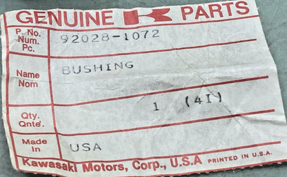 NEW GENUINE KAWASAKI 92028-1072 BUSHING