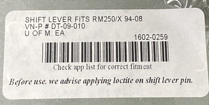 NEW GENUINE MOOSE RACING DT-09-010 Shift LEVER