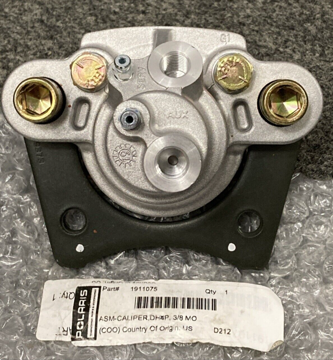 NEW GENUINE POLARIS 1911075 BRAKE CALIPER DH4P 3/8 MOUNT
