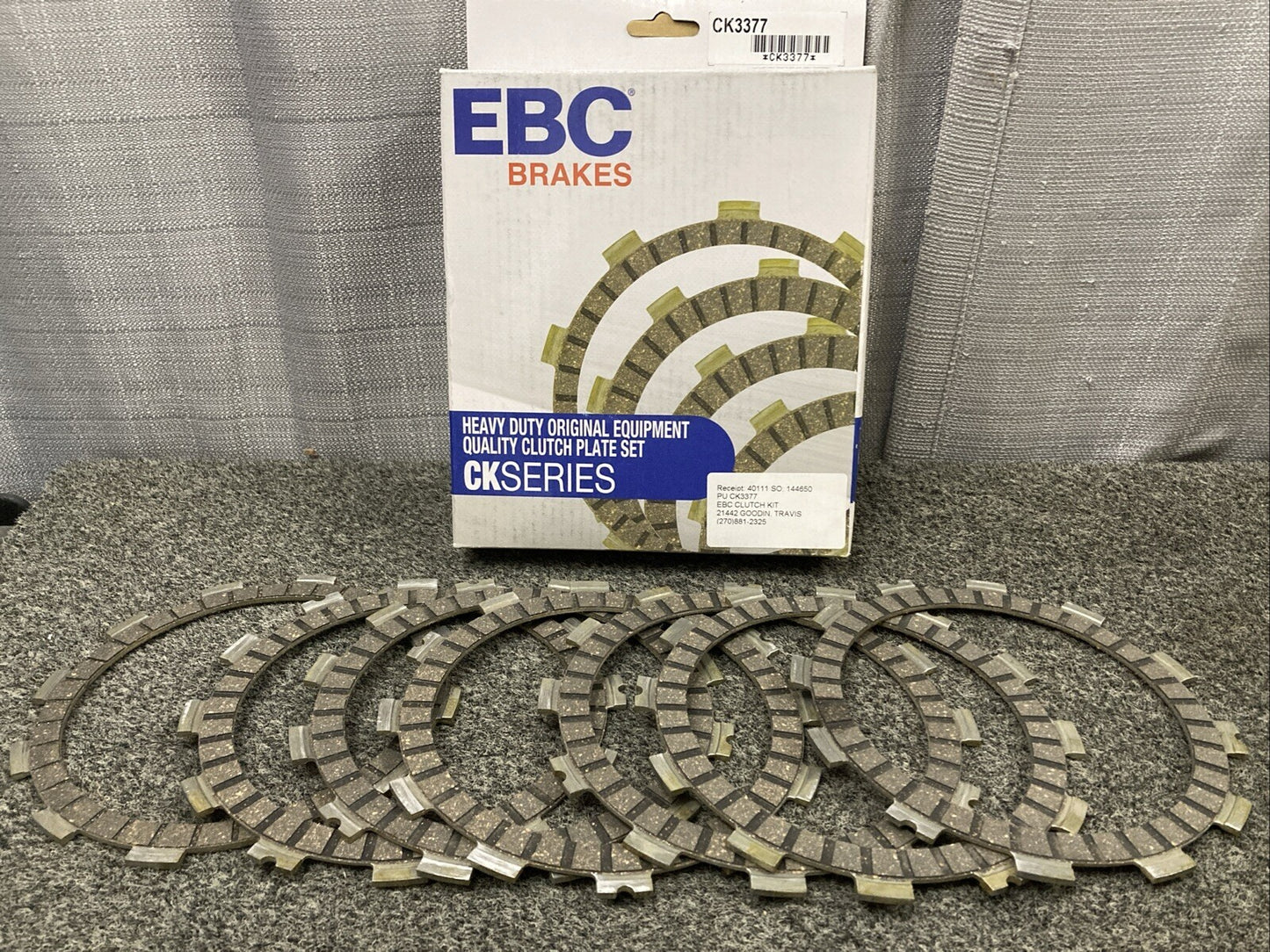 NEW GENUINE EBC BRAKES CK3377 CK Series Clutch Kit