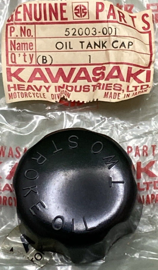 NEW GENUINE KAWASAKI 52003-001 OIL CAP TWO STROKE