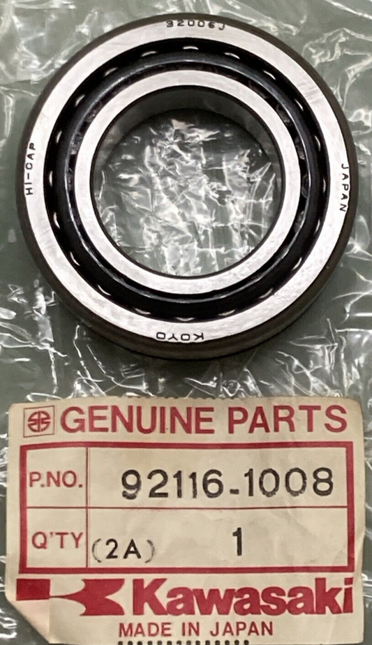 NEW GENUINE KAWASAKI 92116-1008 ROLLER BEARING CUP & CONE