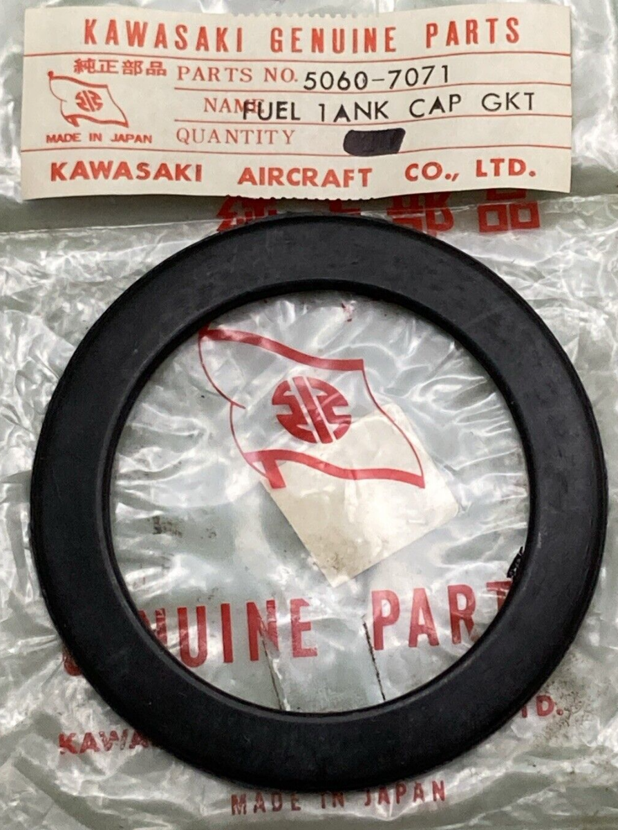 NEW GENUINE KAWASAKI 5060-7071 FUEL TANK CAP GASKET