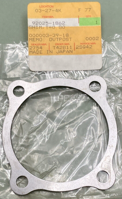 NEW GENUINE KAWASAKI 92025-1862 Shim T=0.80