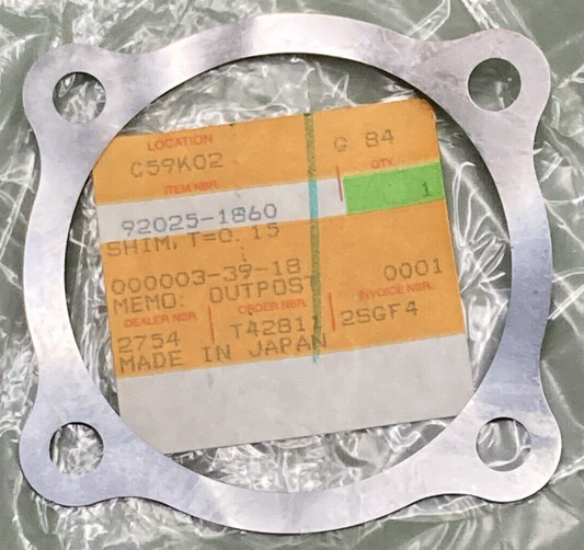 NEW GENUINE KAWASAKI 92025-1860 Shim T=0.15