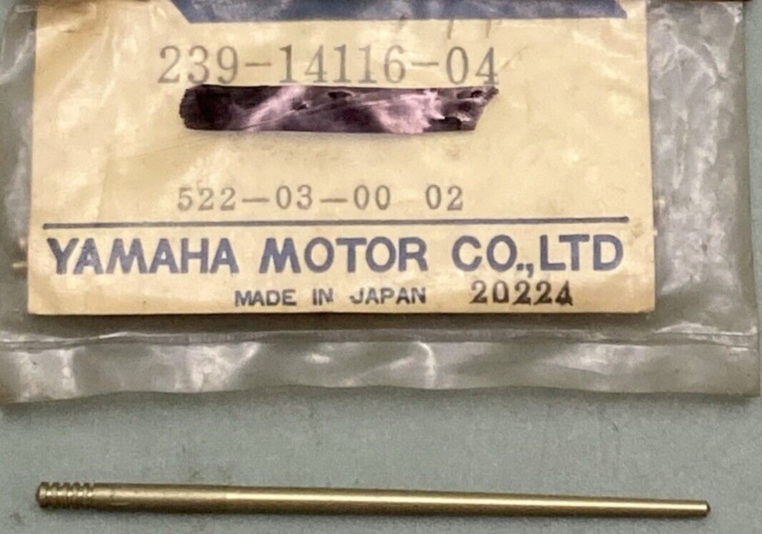 NEW GENUINE YAMAHA 239-14116-04 NEEDLE CARBURETOR