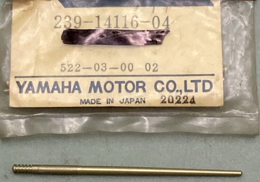 NEW GENUINE YAMAHA 239-14116-04 NEEDLE CARBURETOR