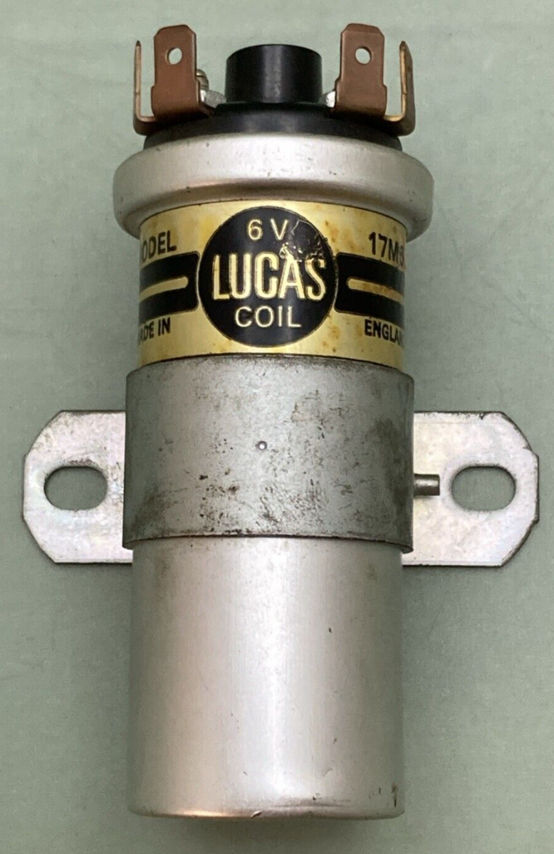 NEW GENUINE LUCAS 17M6 IGNITION COIL 6V
