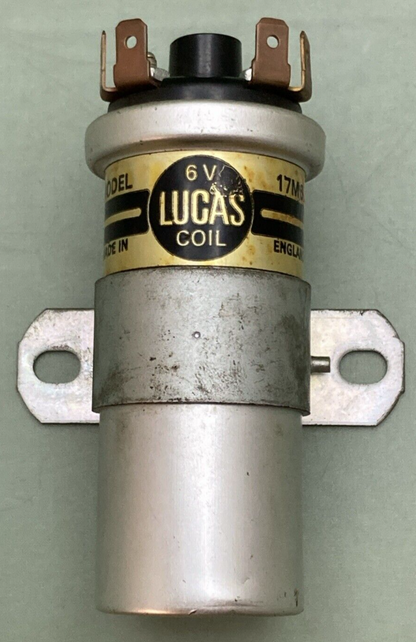 NEW GENUINE LUCAS 17M6 IGNITION COIL 6V