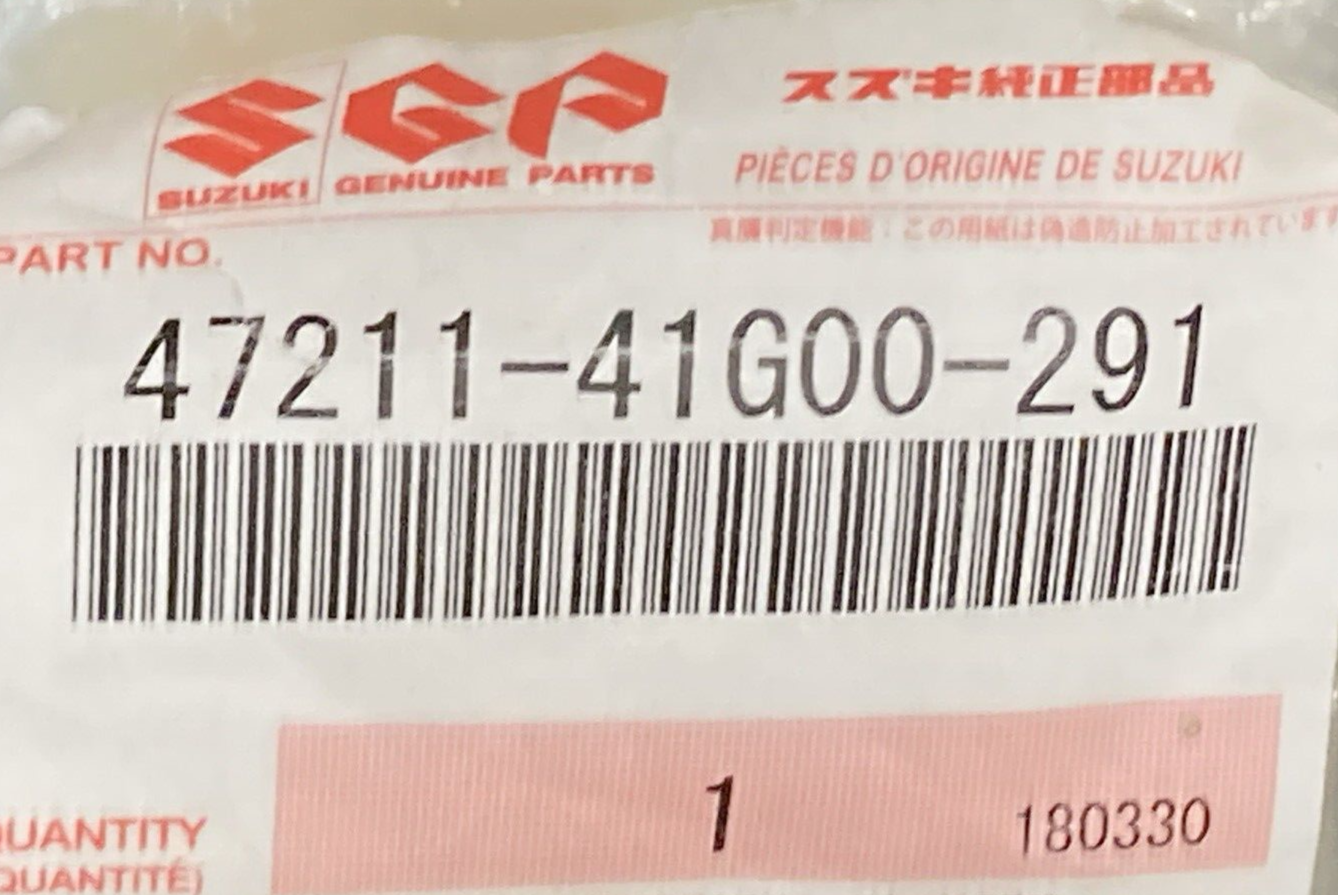 NEW GENUINE SUZUKI 47211-41G00-291 Cover, Frame Lh (black)