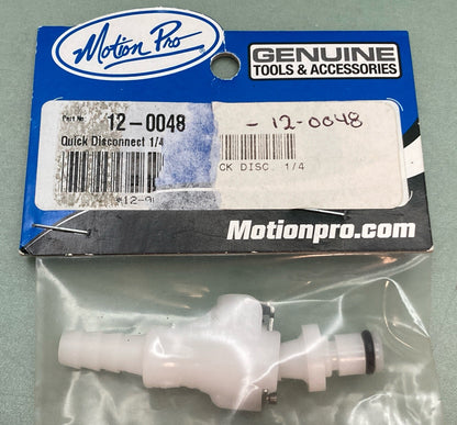 NEW GENUINE MOTION PRO 0706-0035 QUICK DISCONNECT 1/4" S/T , 12-0048