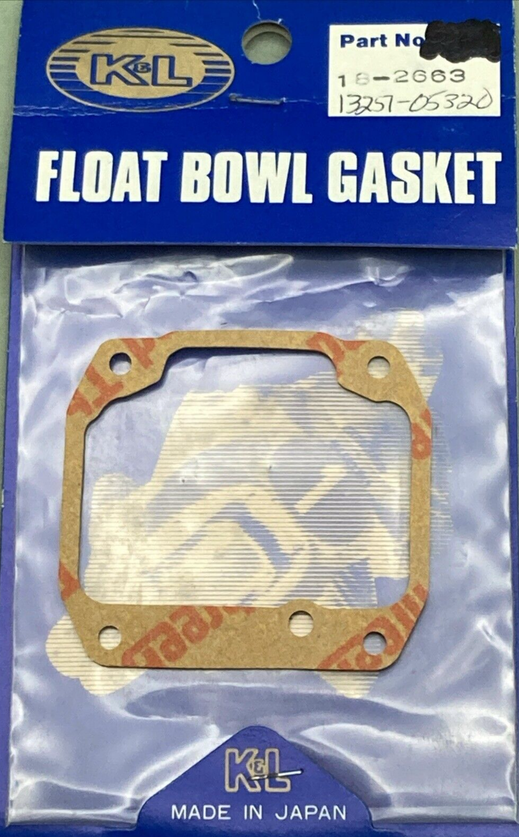 NEW GENUINE K&L 18-2663 FLOAT CHAMBER GASKET