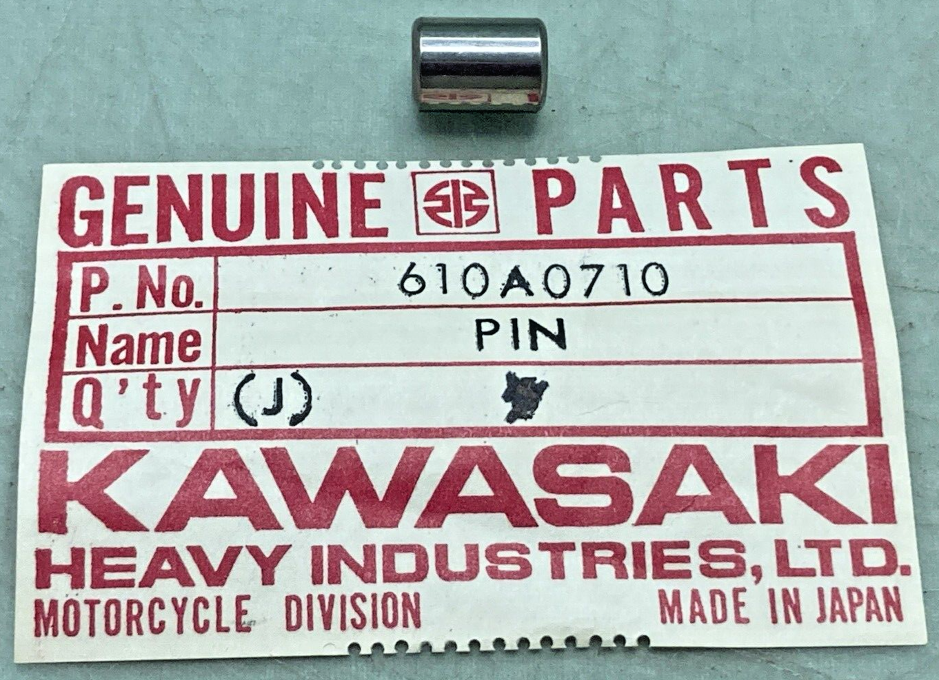 QTY 5 NEW GENUINE KAWASAKI 610A0710 PIN
