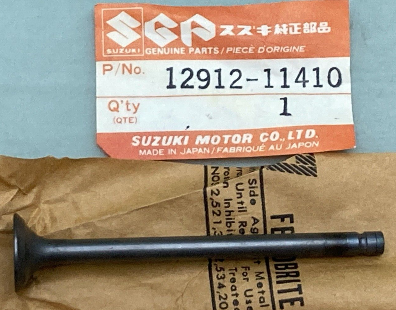 NEW GENUINE SUZUKI 12912-11410 Valve Exhaust