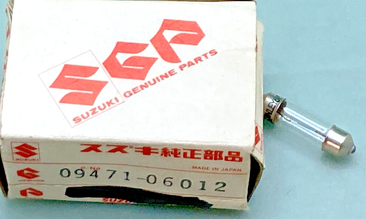 NEW GENUINE SUZUKI 09471-06012 BULB 6V 5W