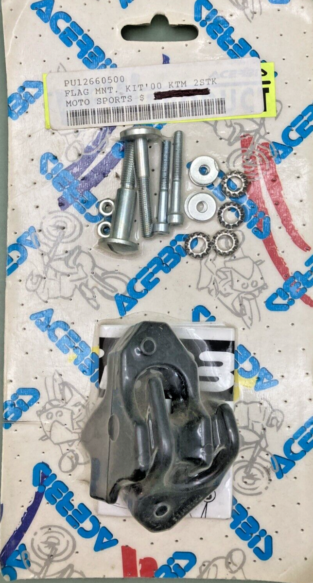 NEW GENUINE ACERBIS 12-6605-00  FLAG MOUNT KIT - KTM 2000