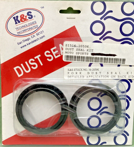 NEW GENUINE K&S TEECHNOLOGIES 16-2059K FORK DUST SEAL SET