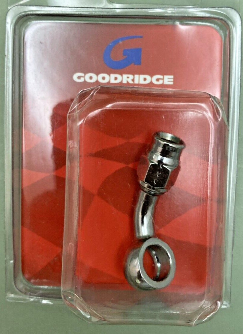 NEW GENUINE GOODRIDGE 817-01918 BANJO 45 DEG 3/8 (10MM)
