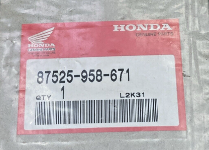 NEW GENUINE HONDA 87525-958-671 DECAL, LEFT REAR FENDER