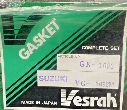 NEW GENUINE VESRAH VG-3092M FOR SUZUKI GASKET SET, INCOMPLETE KIT