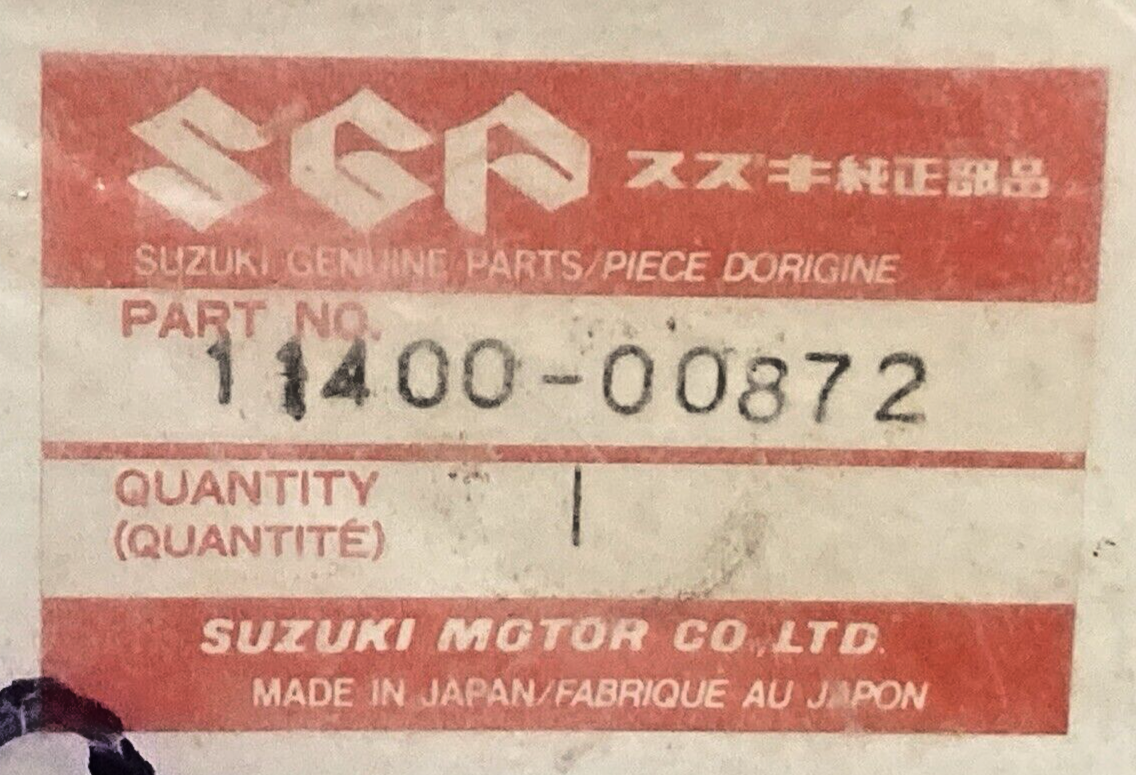 NEW GENUINE SUZUKI 11400-00872 GASKET SET, INCOMPLETE KIT