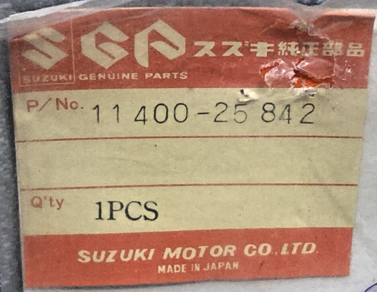 NEW GENUINE SUZUKI 11400-25842 GASKET SET, INCOMPLETE KIT