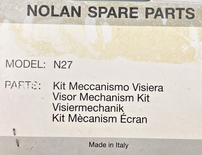 NEW GENUINE NOLAN 39-4055 N27 PIVOT KIT BLACK