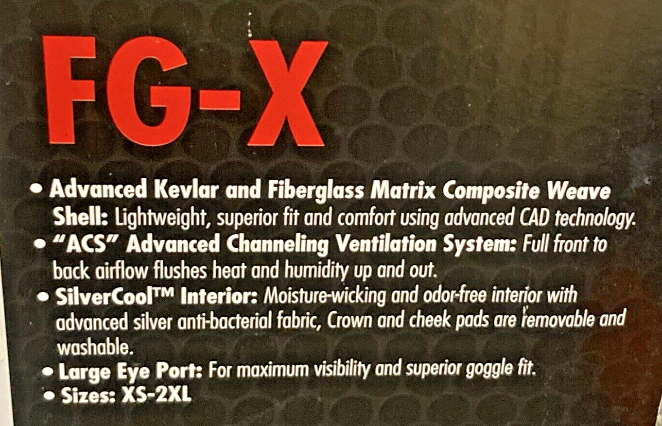 NEW GENUINE HJC FG-X LEGENDARY LUCHA MC3H HELMET MED, ORANGE/YELLOW