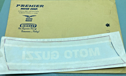 NEW MOTO GUZZI 13916200 TANK DECAL
