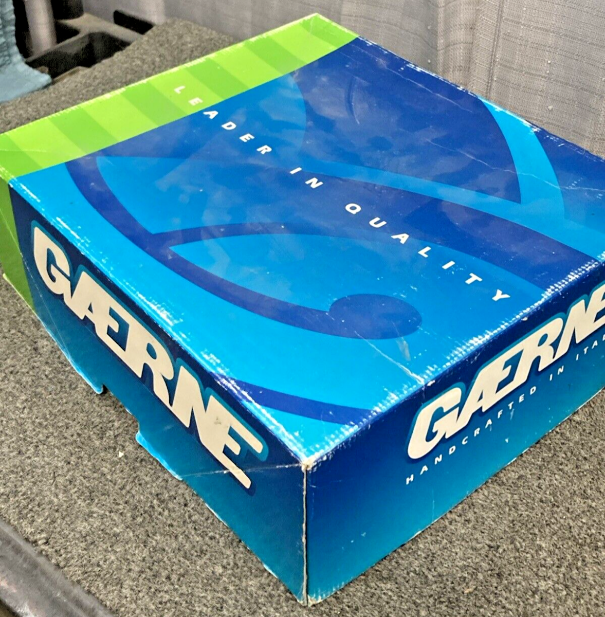 NEW GENUINE GAERNE RACING BOOTS MEN SIZE 10, RED/WHITE