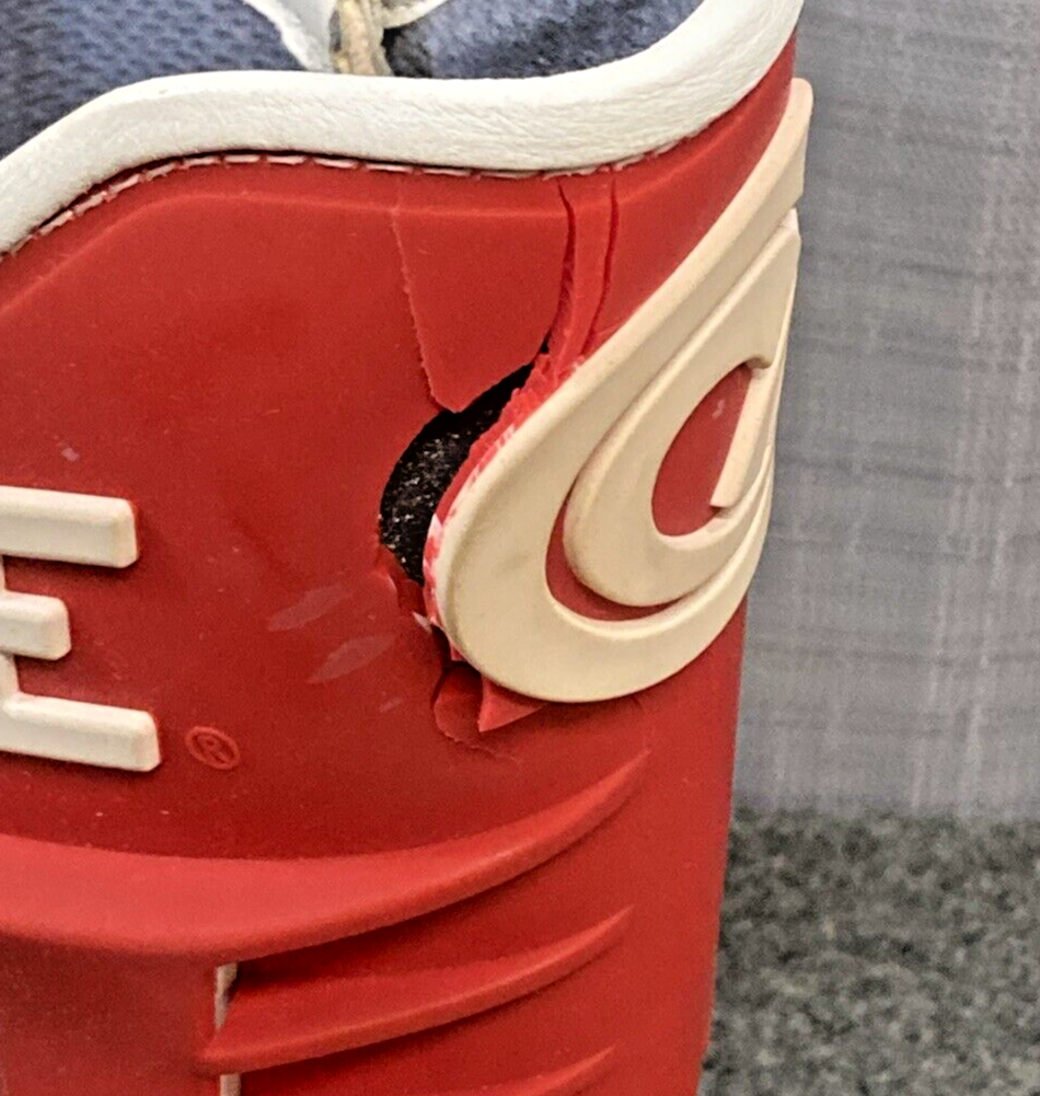 NEW GENUINE GAERNE RACING BOOTS MEN SIZE 10, RED/WHITE