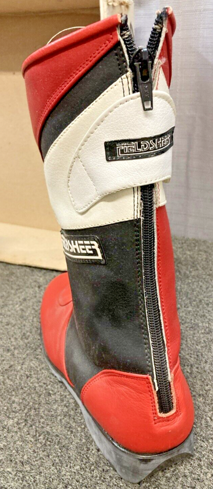 NEW GENUINE FIELDSHEER RACING BOOTS MEN SIZE 9, RED