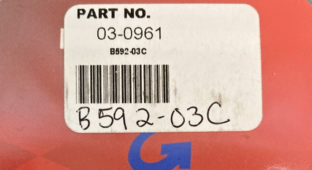 NEW GENUINE GOODRIDGE B592-03C 10MM, 3/8 STRAIGHT BANJO, STAINLESS