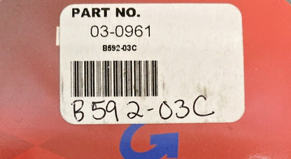 NEW GENUINE GOODRIDGE B592-03C 10MM, 3/8 STRAIGHT BANJO, STAINLESS